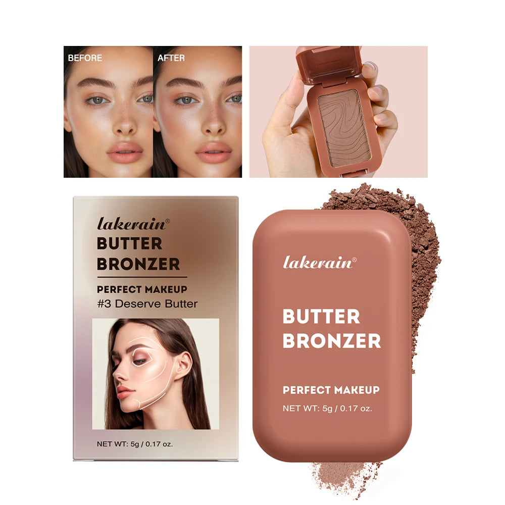 Matte Butter Bronzer Powder – Silky Sun-Kissed Finish