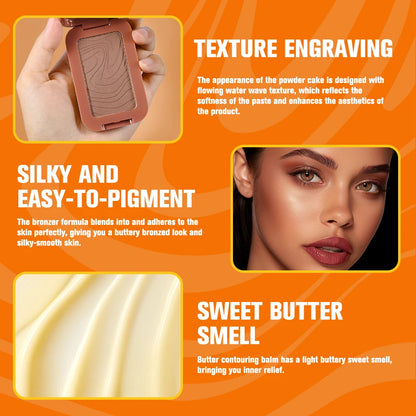 Matte Butter Bronzer Powder – Silky Sun-Kissed Finish